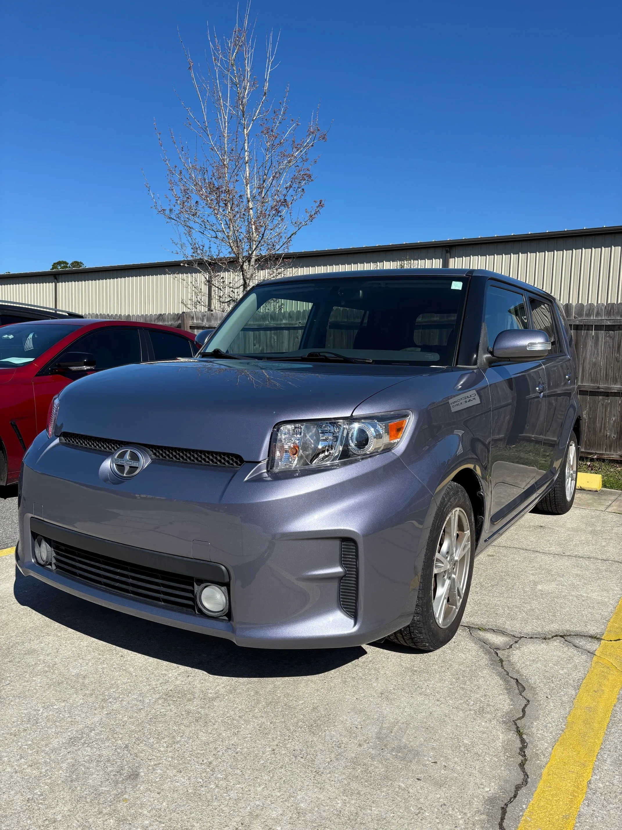 2011 Scion xB after overall paint job - front view